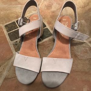 Toms gray shoes